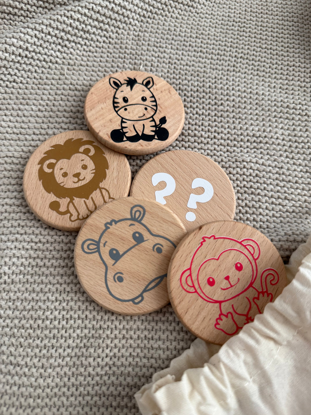 Dschungel Holz Memory für Kinder
