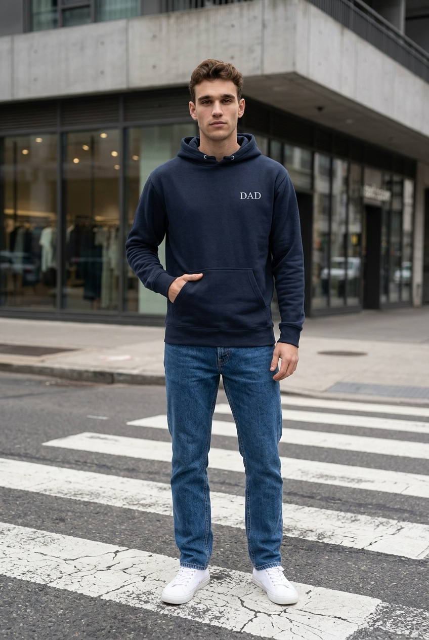 DAD Hoodie im Alltag
