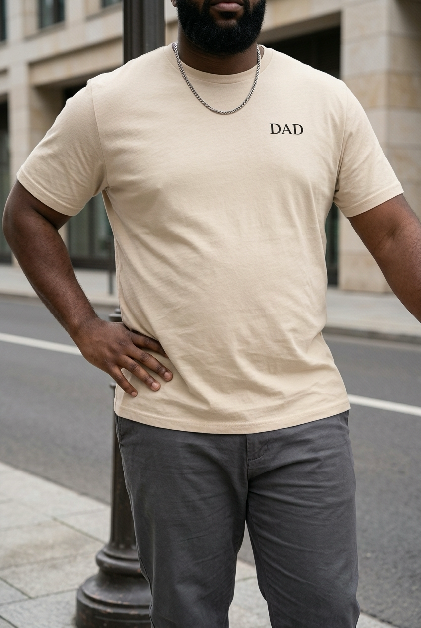 DAD Shirt in Soft Cream getragen