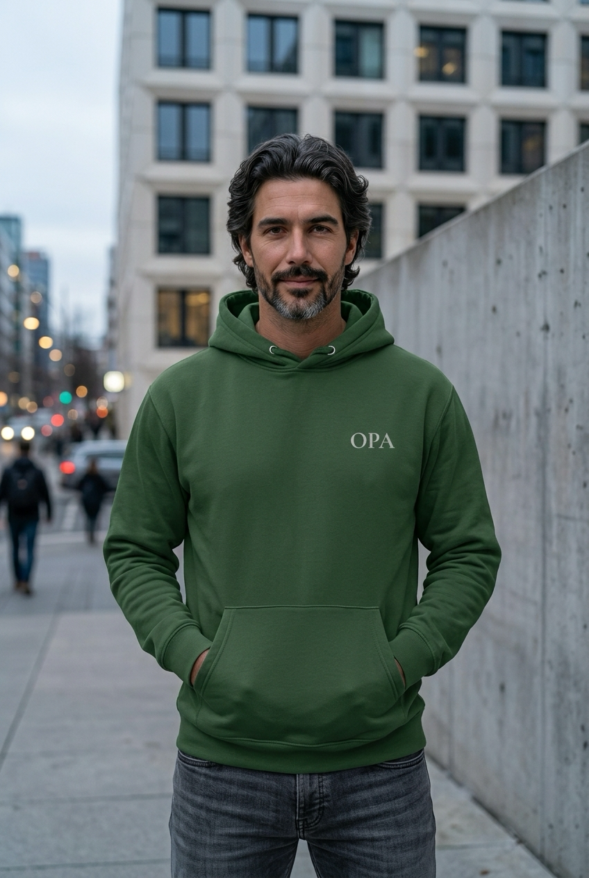 OPA Hoodie – weiss bestickt