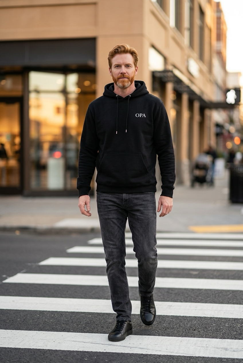 OPA Hoodie – weiss bestickt