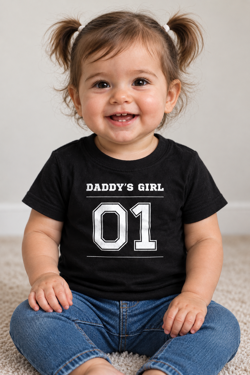 DADDY’S GIRL Baby T-Shirt – bedruckt | 6–24M