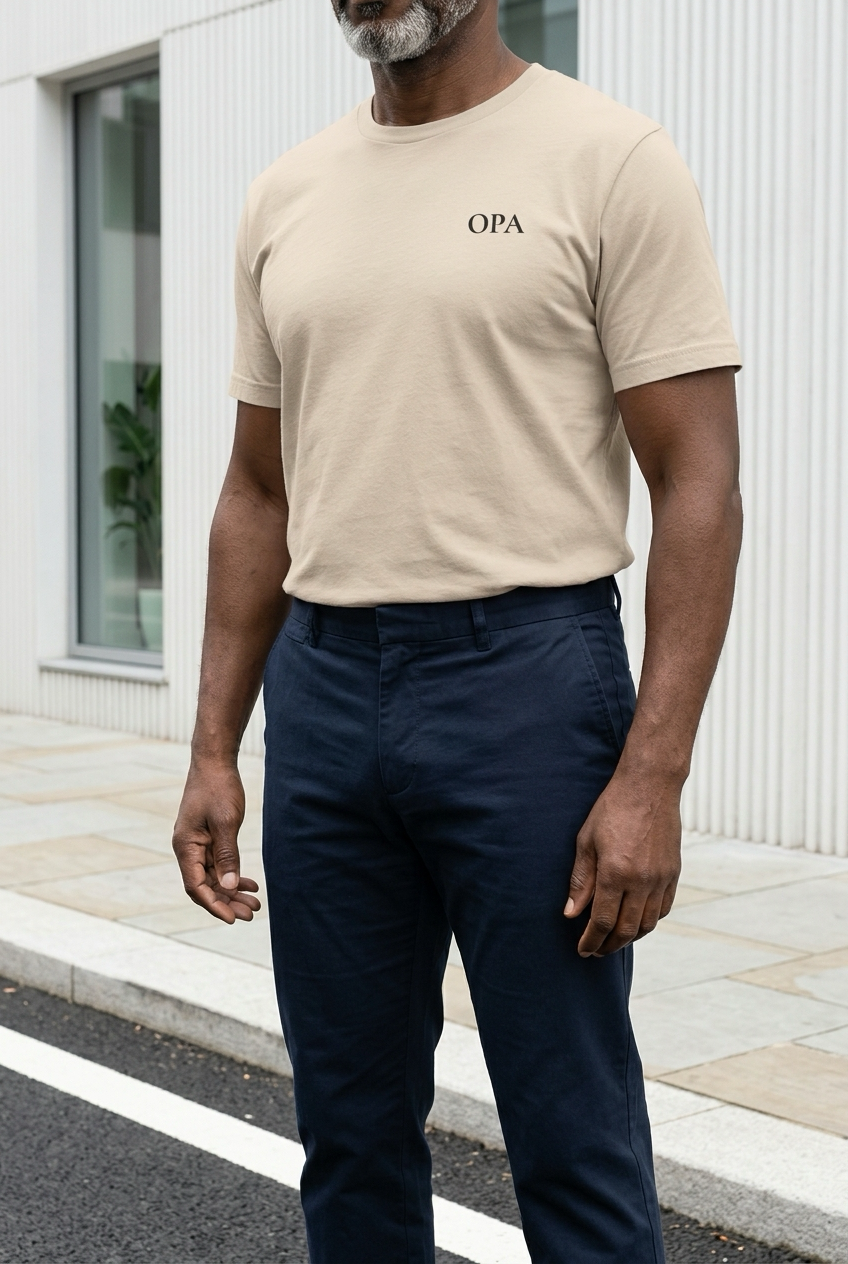 OPA Shirt – schwarz bestickt