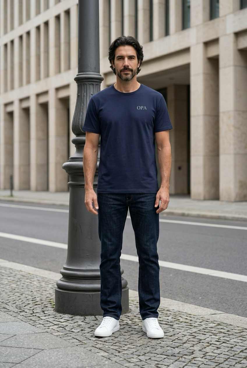 OPA Shirt – weiss bestickt