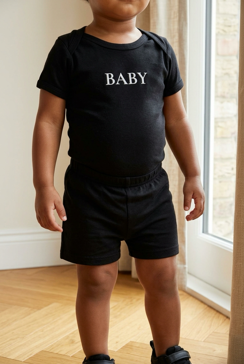 BABY Body – weiss bestickt | bis 18M