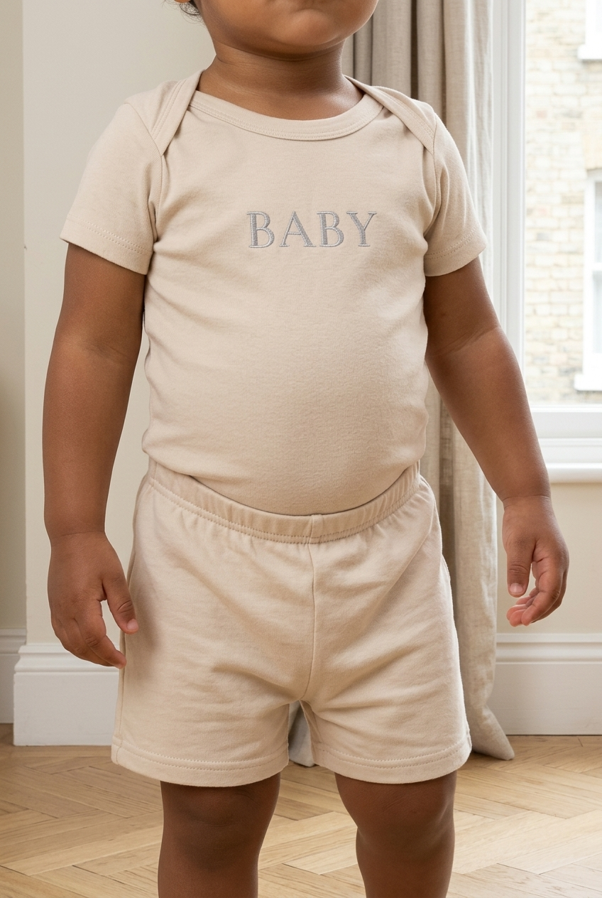 Kleinkind im BABY Body in Organic Natural