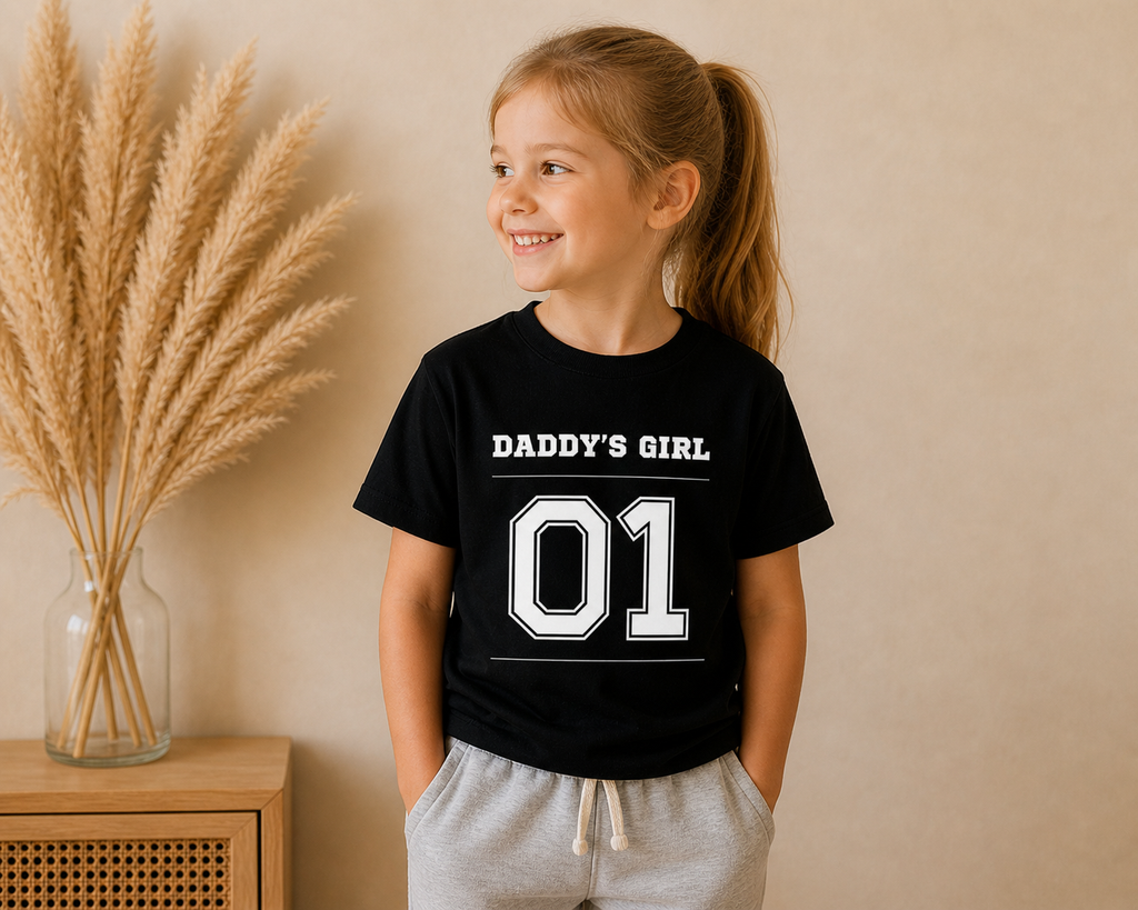 Daddy’s Girl 01 | Kids Shirt - Schwarz