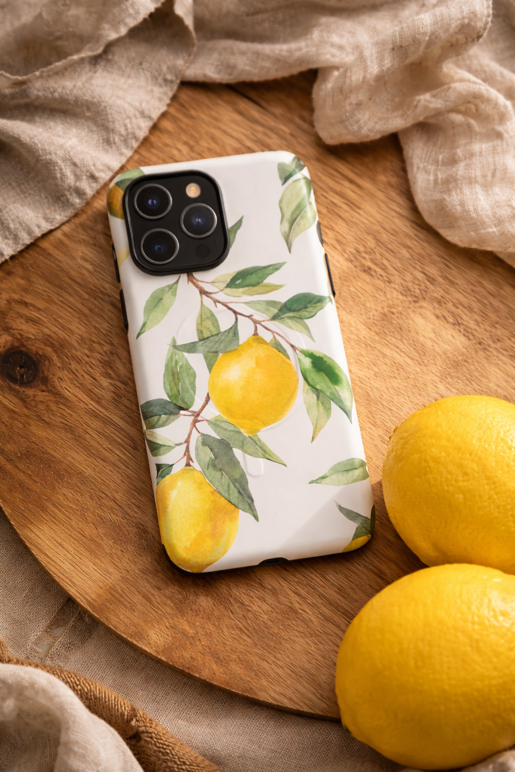 Lemon Blossom iPhone MagSafe Hülle