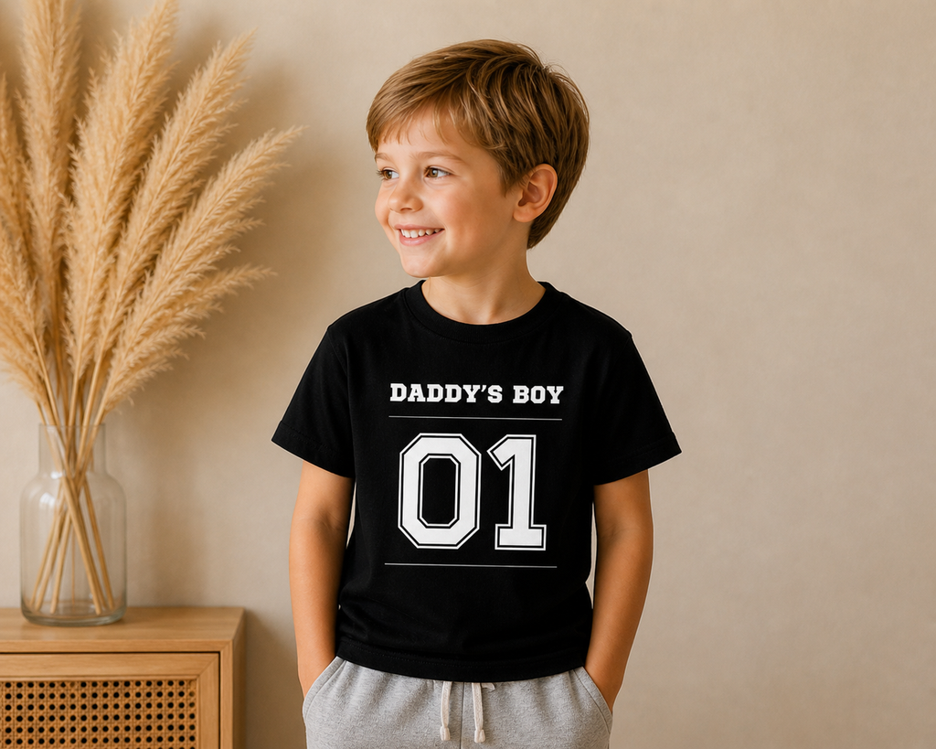 Daddy’s Boy 01 | Kids Shirt - Schwarz