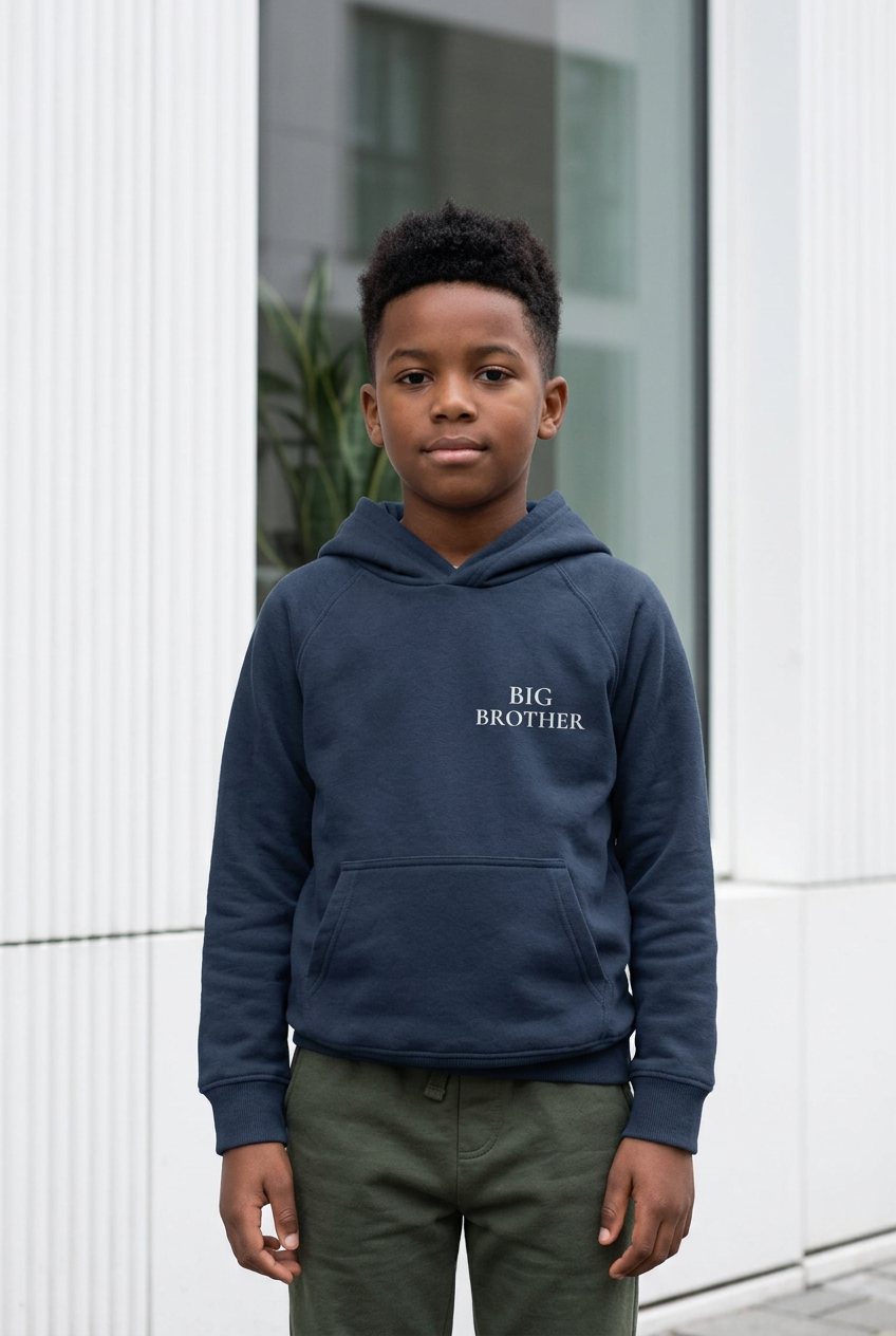 Junge im BIG BROTHER Hoodie in French Navy