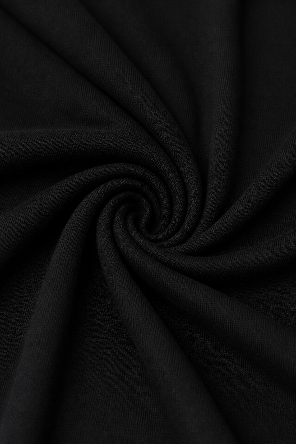 Stoffdetail des schwarzen MINI T-Shirts