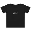 MINI Baby Shirt in Schwarz mit weisser Stickerei