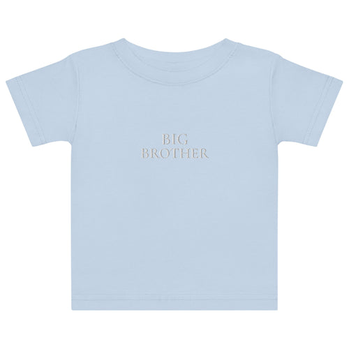 BIG BROTHER Baby T-Shirt in Light Blue, Vorderansicht