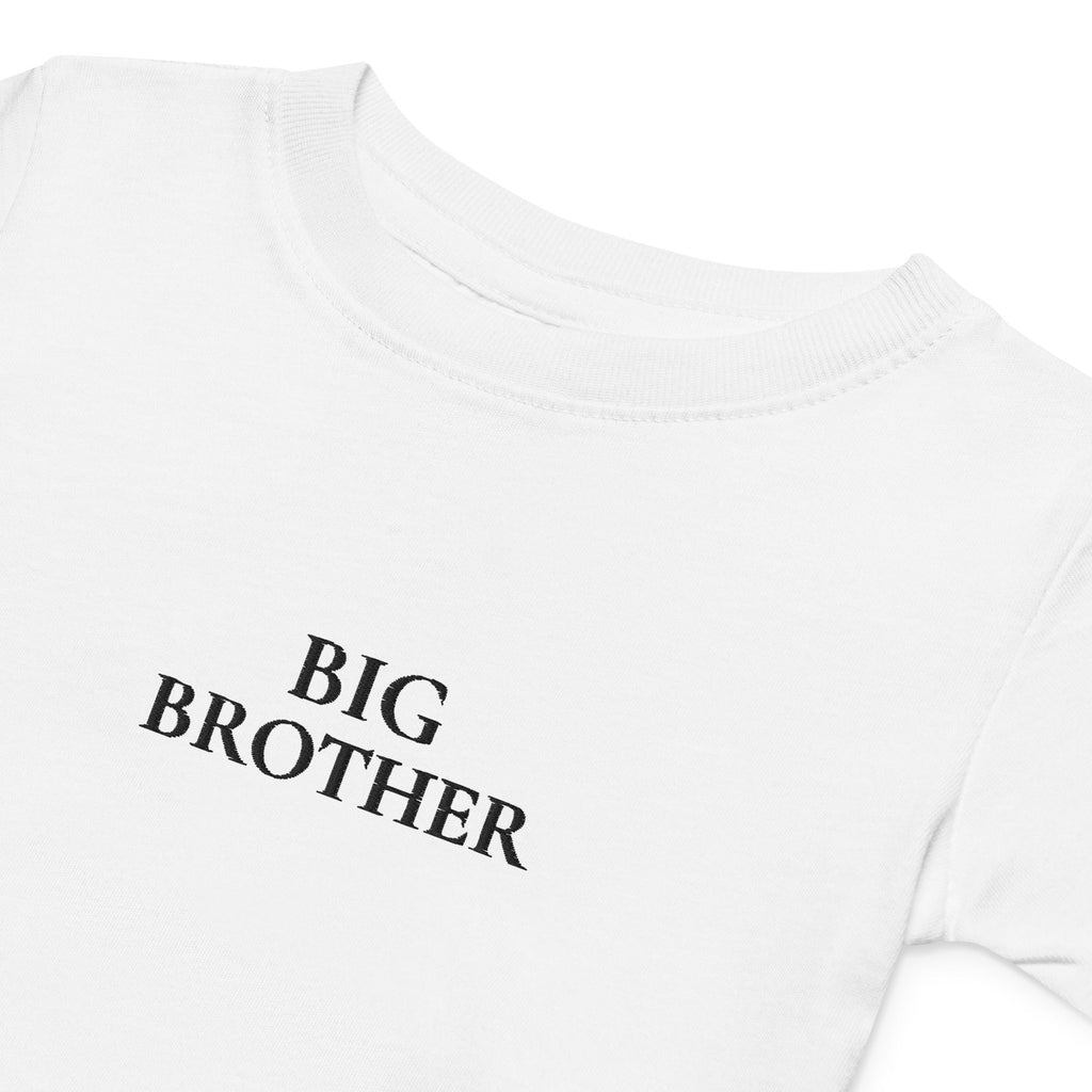 Kragen des BIG BROTHER Baby T-Shirts in Weiss