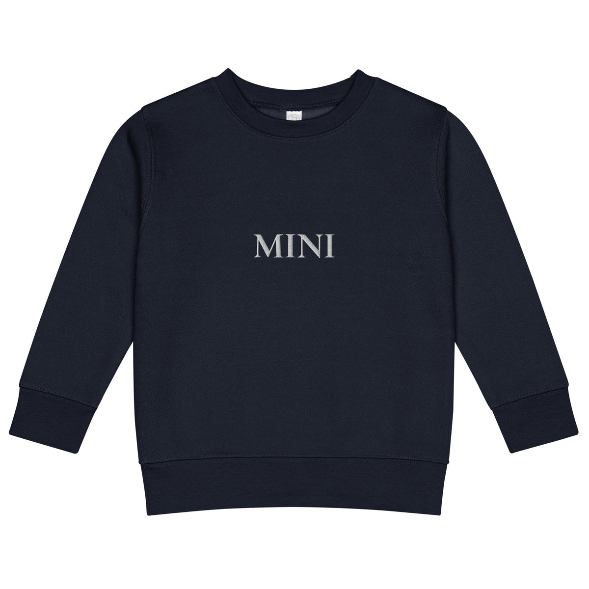MINI Pullover in Navy mit weisser Stickerei