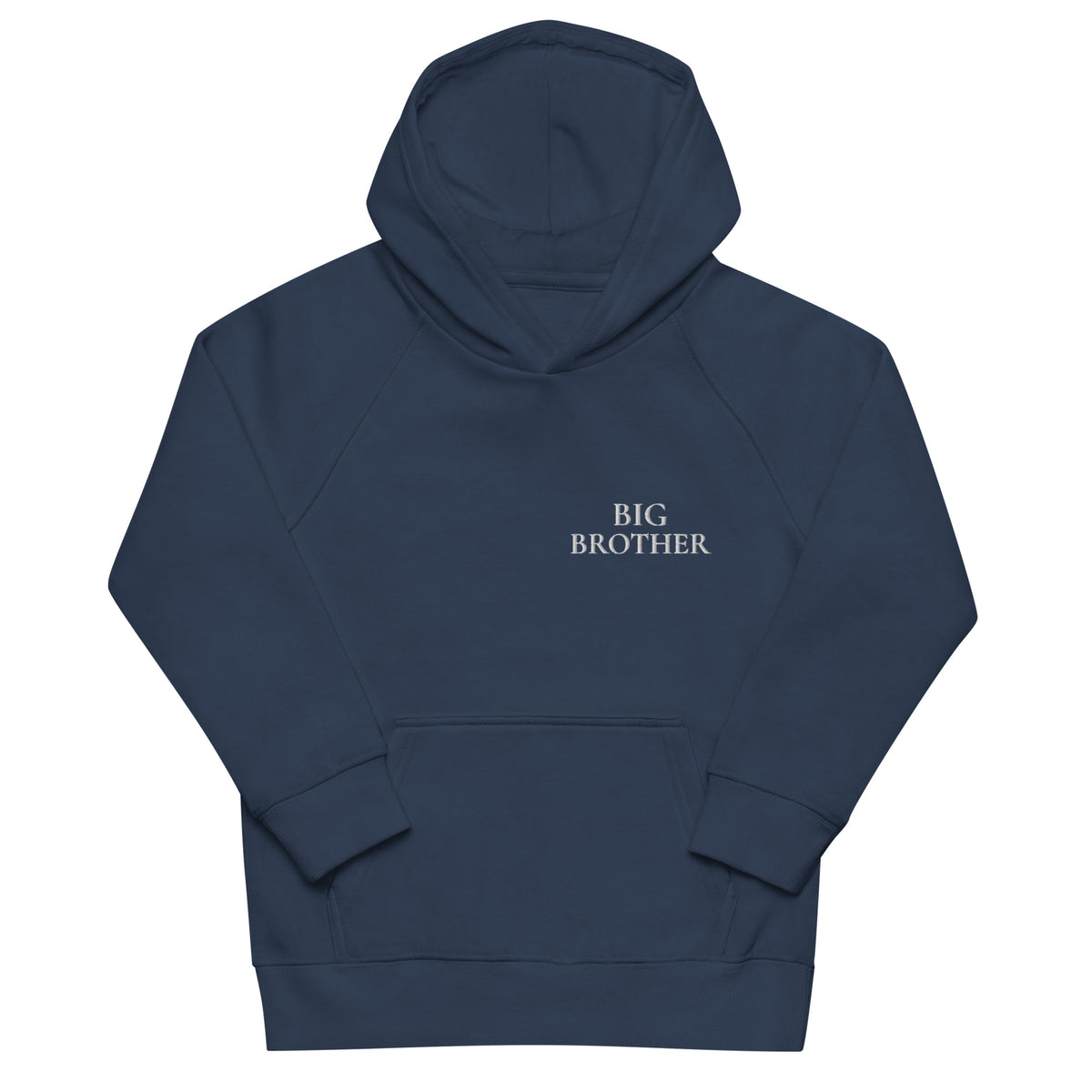 BIG BROTHER Hoodie in French Navy mit weisser Stickerei