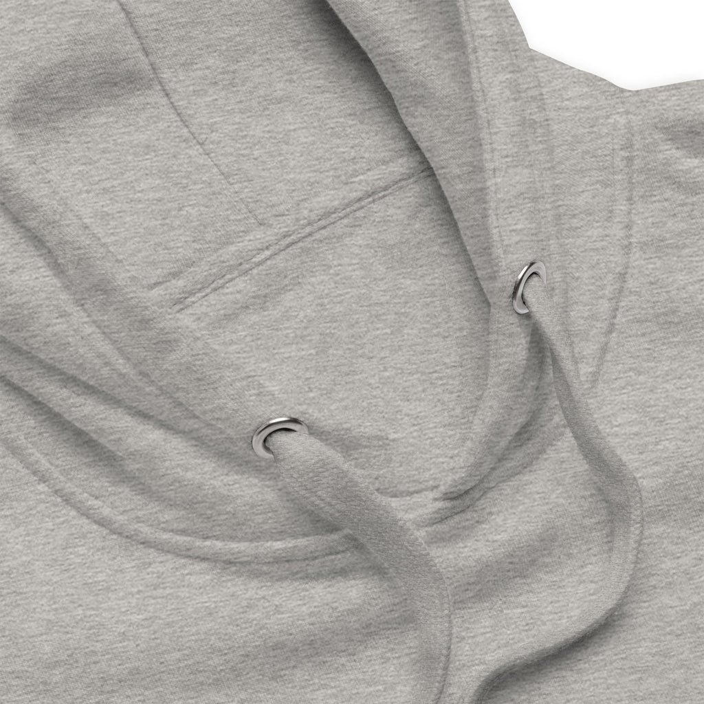 Kapuze und Kordel des OPA Hoodie in Anthrazit