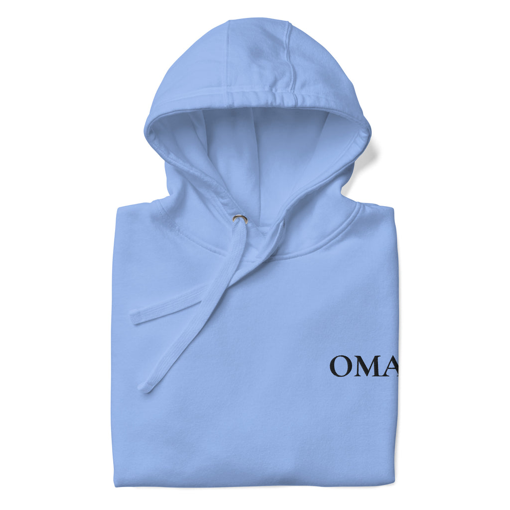 OMA Hoodie – schwarz bestickt