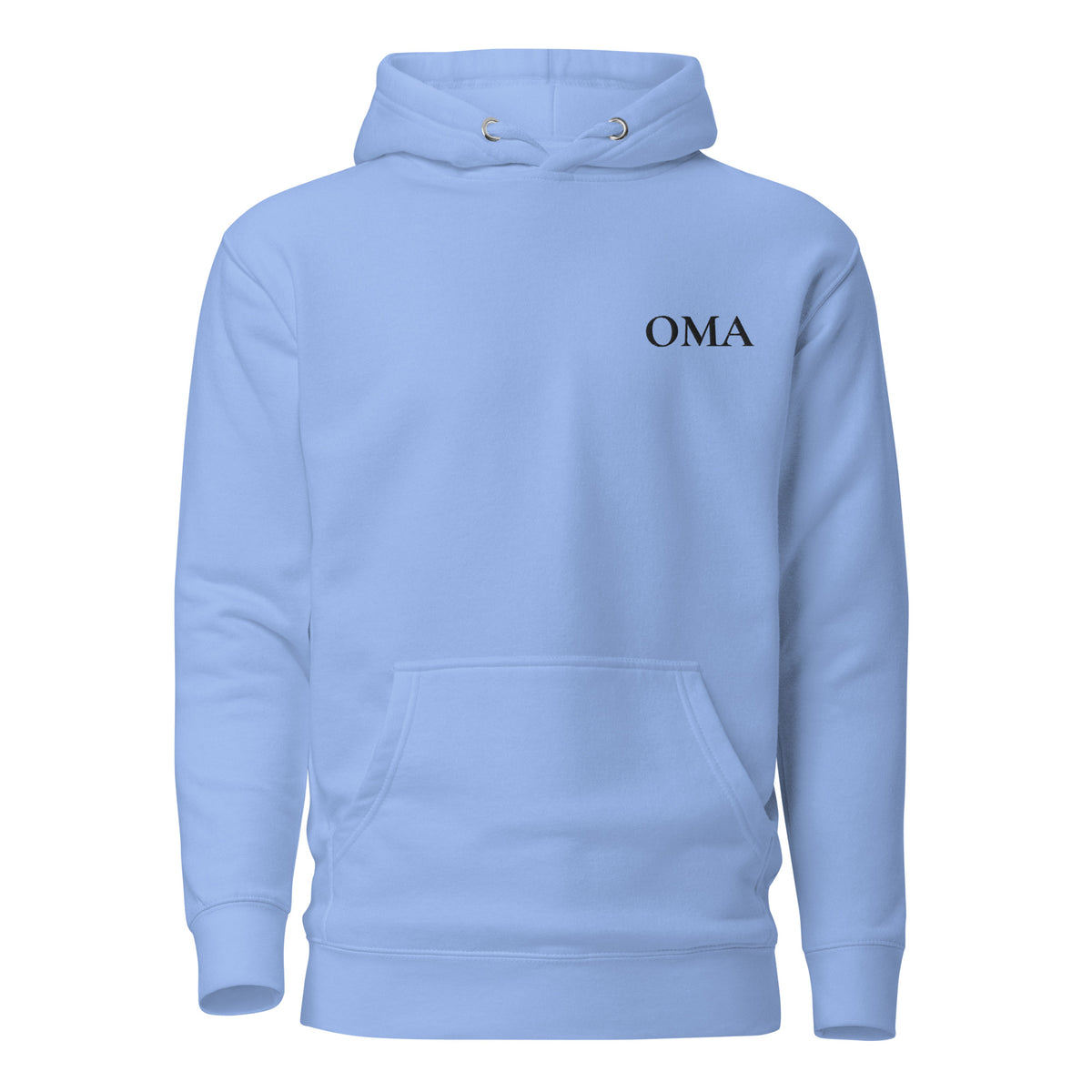 OMA Hoodie – schwarz bestickt