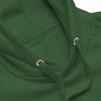 Kapuze und Kordel des OPA Hoodie in Waldgrün