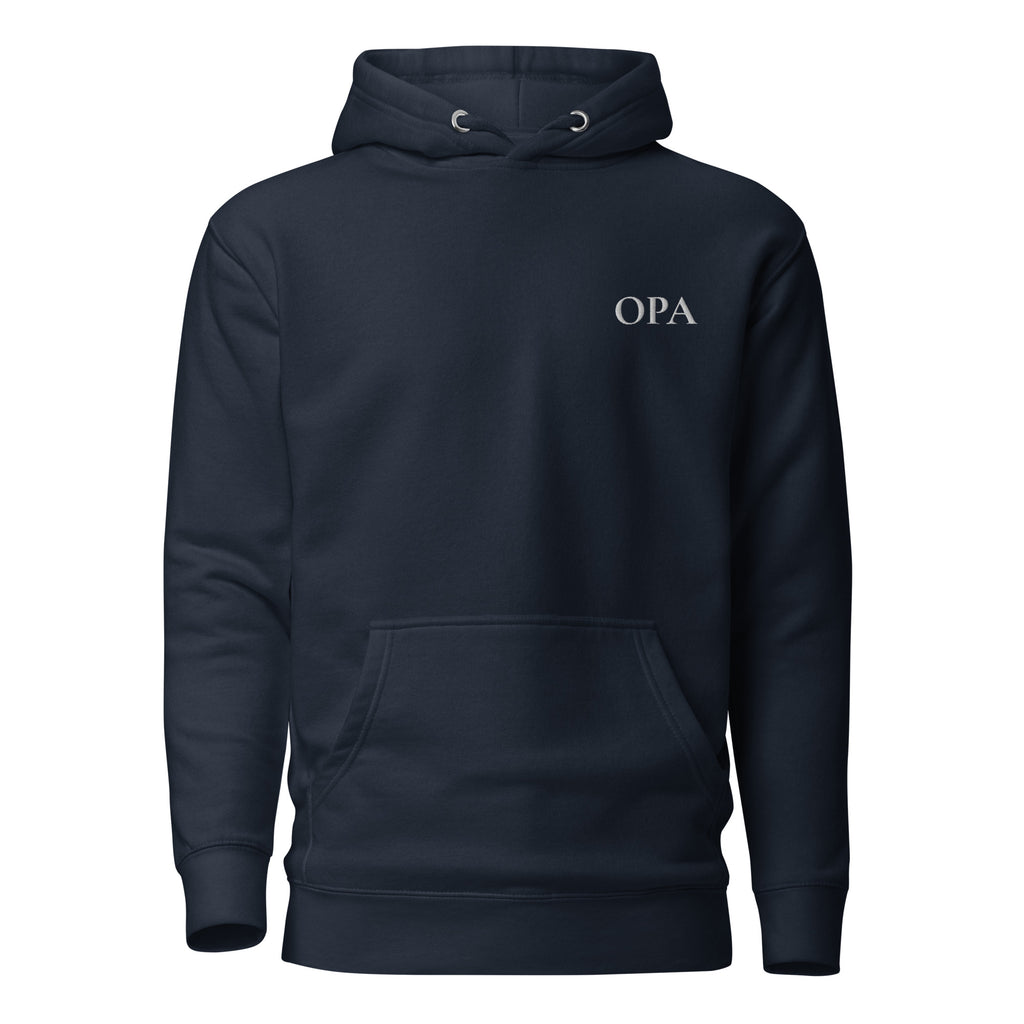 OPA Hoodie – weiss bestickt