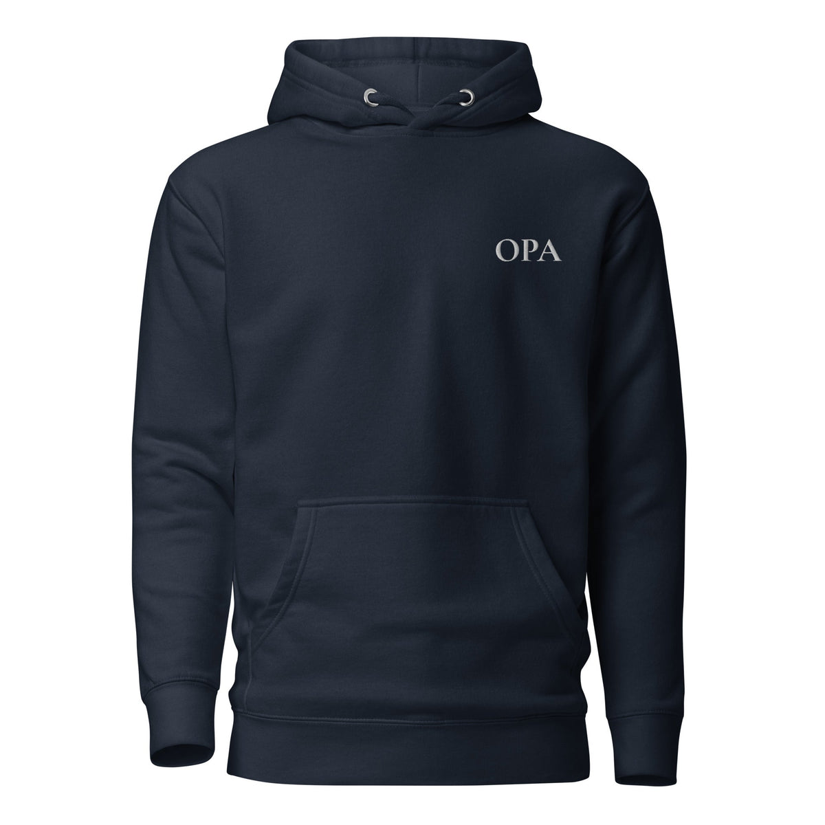 OPA Hoodie in Navy mit weisser Stickerei