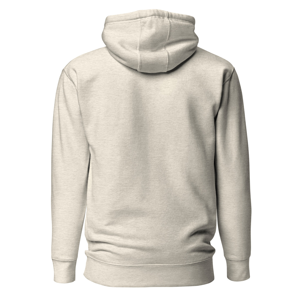 MAMA Hoodie Leo in Oatmeal Heather – Rückansicht