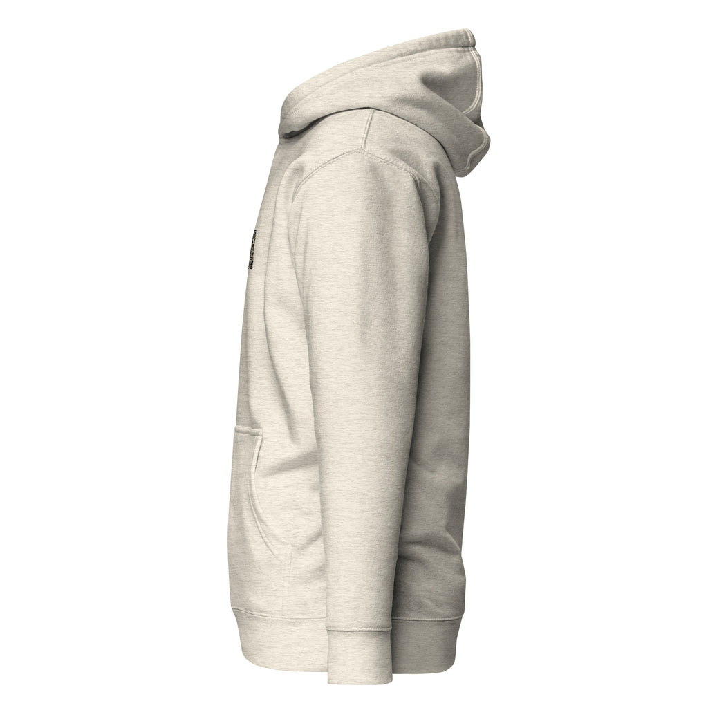 MAMA Hoodie Leo in Oatmeal Heather – Seitenansicht links