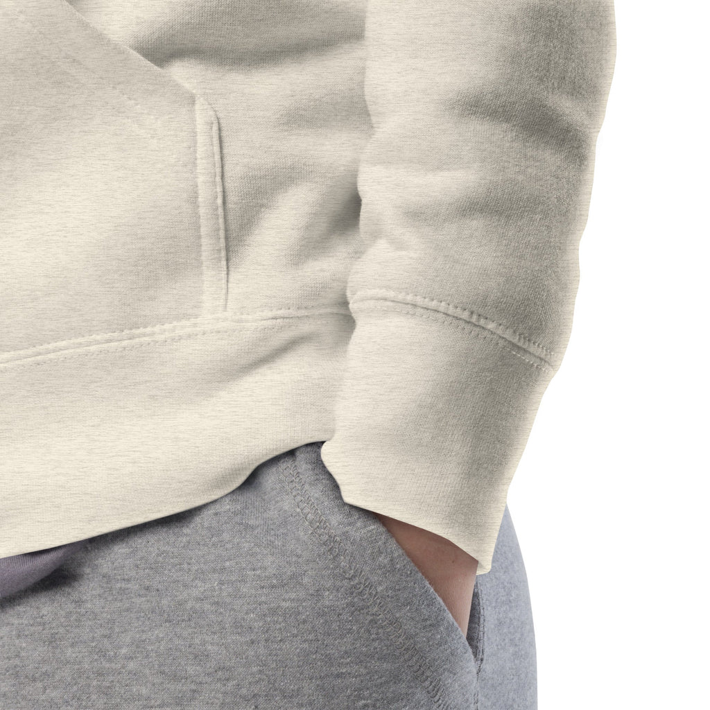 Detail: Bündchen und Känguru-Tasche des MAMA Hoodie Leo