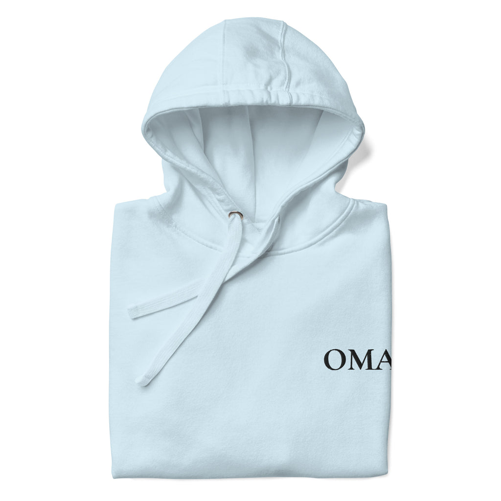 OMA Hoodie – schwarz bestickt