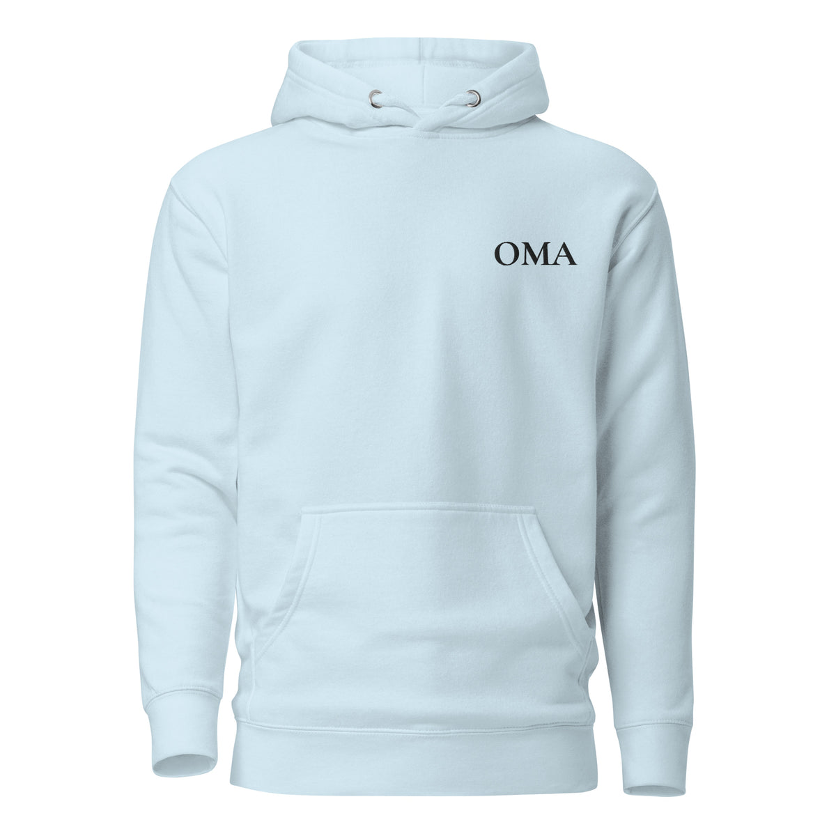 OMA Hoodie – schwarz bestickt