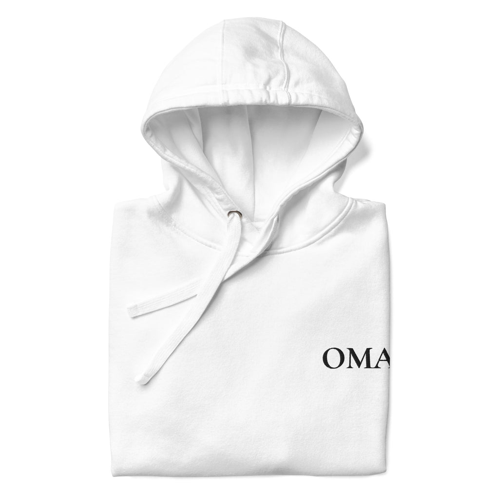 OMA Hoodie – schwarz bestickt