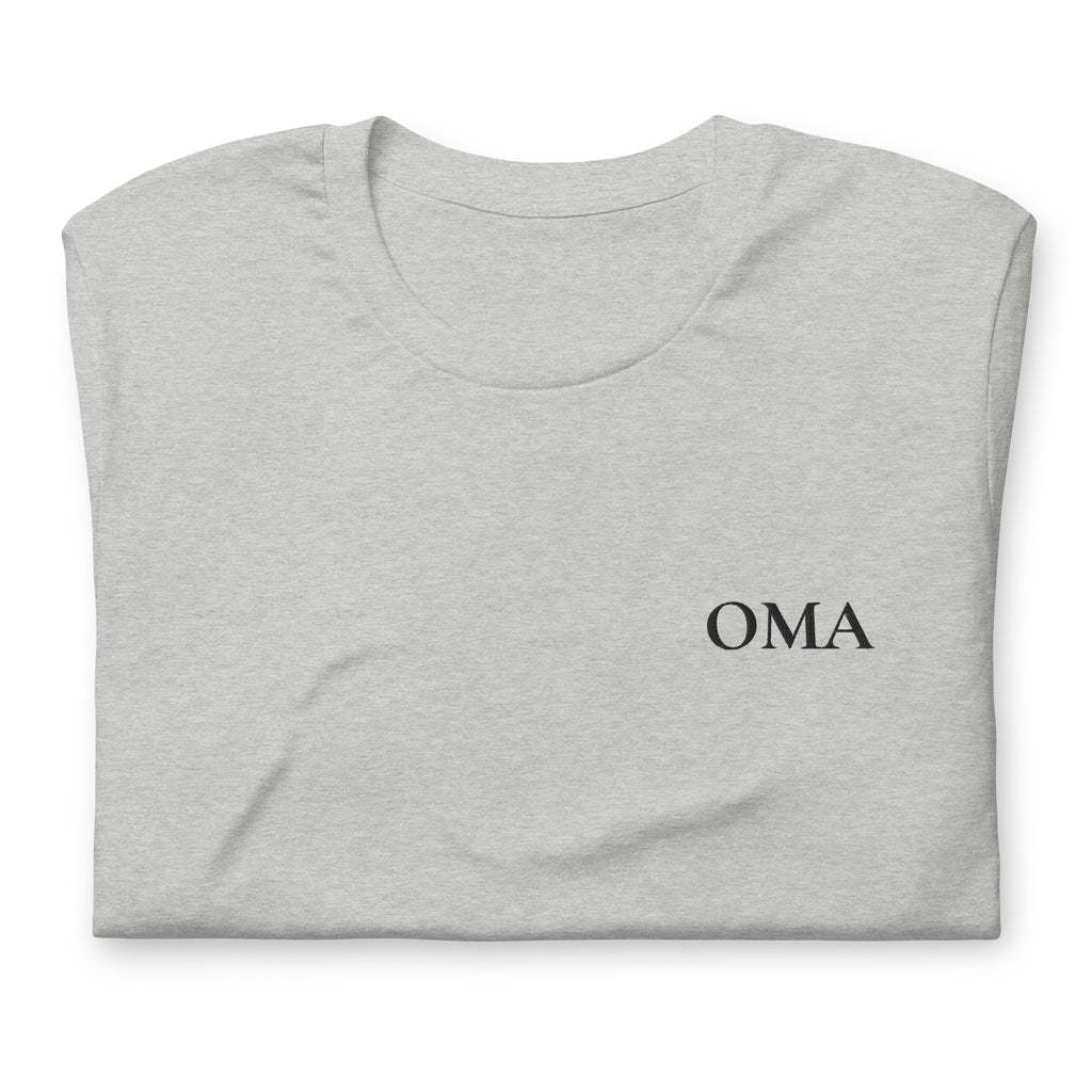 OMA Shirt – schwarz bestickt