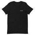 DAD Shirt in Schwarz mit weisser Stickerei