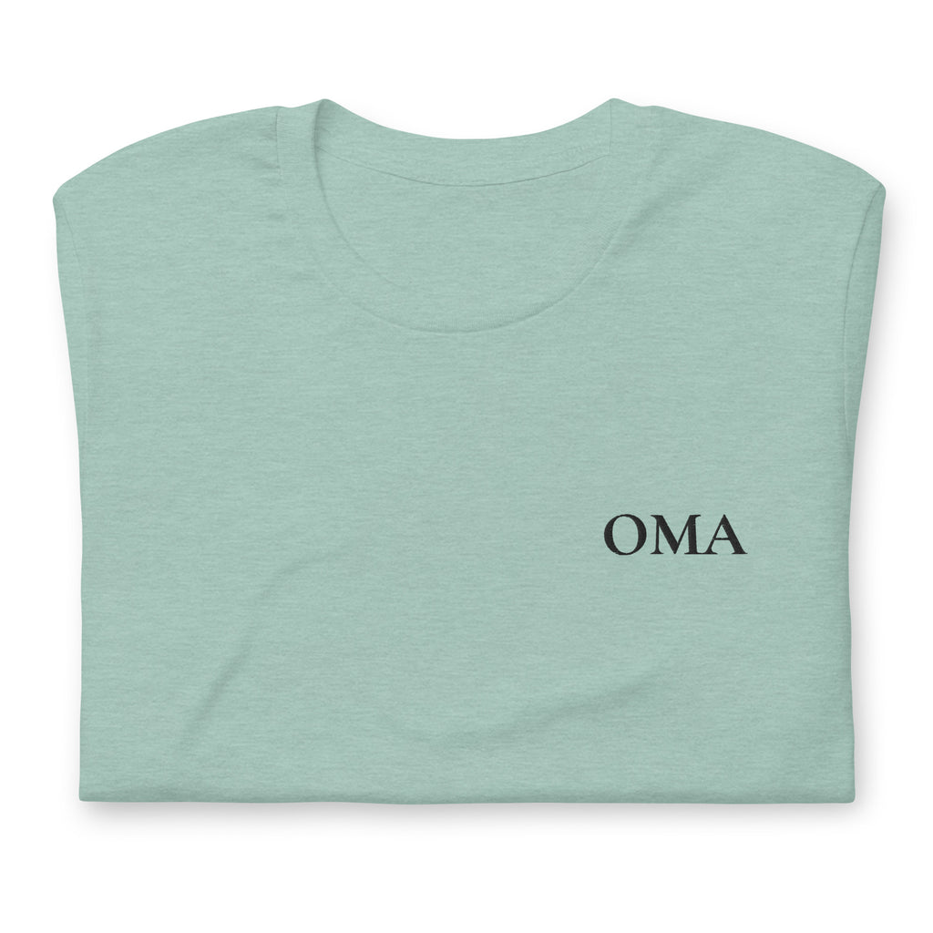OMA Shirt – schwarz bestickt