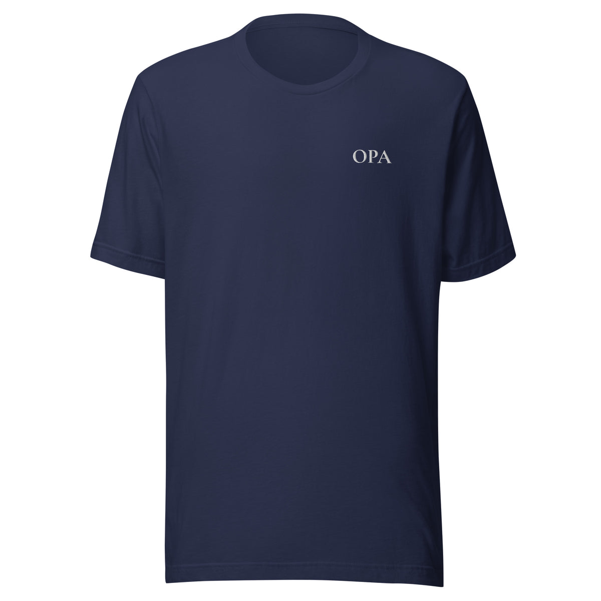 OPA Shirt in Navy mit weisser Stickerei