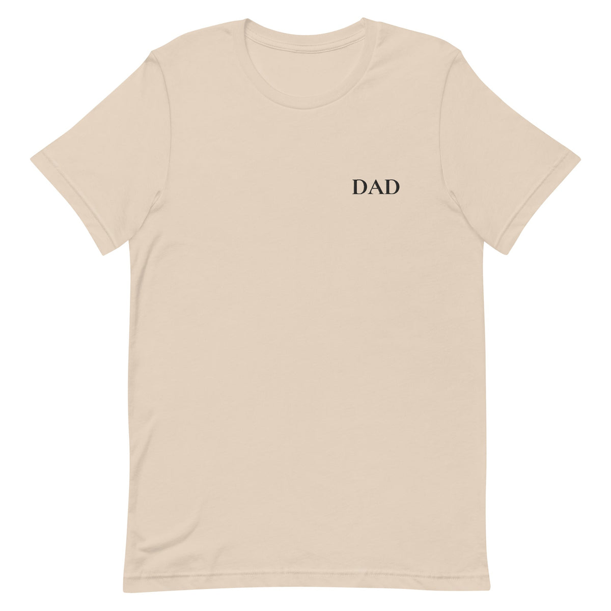 DAD Shirt in Soft Cream mit schwarzer Stickerei