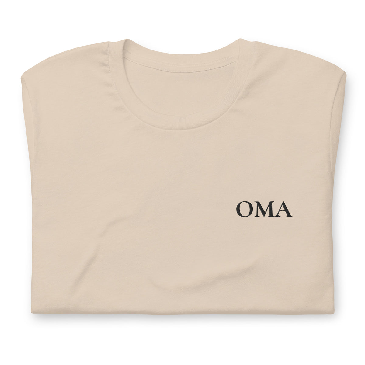 OMA Shirt – schwarz bestickt