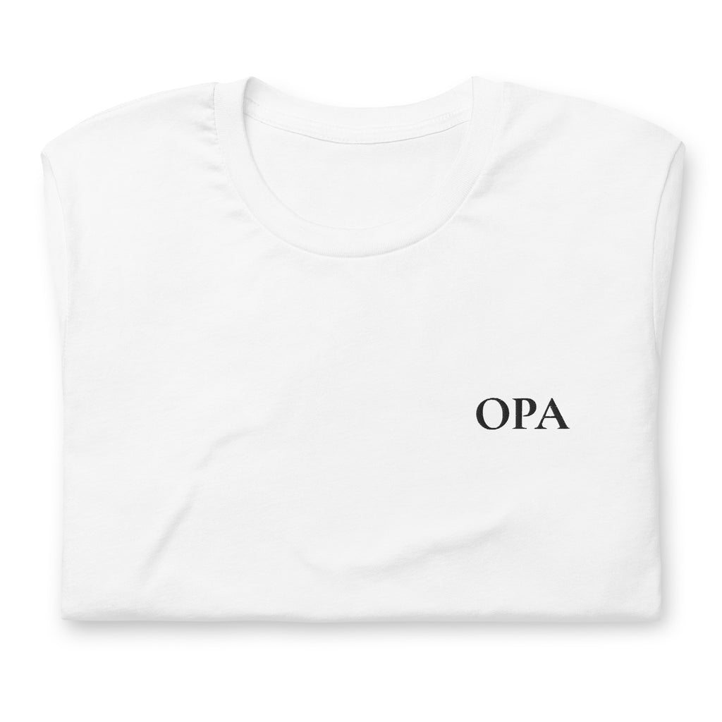 OPA Shirt – schwarz bestickt